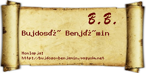 Bujdosó Benjámin névjegykártya